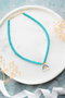 Heliophilia Silver Collar KL-0865 Multicolor con Colgantes Arco Iris y Piedra